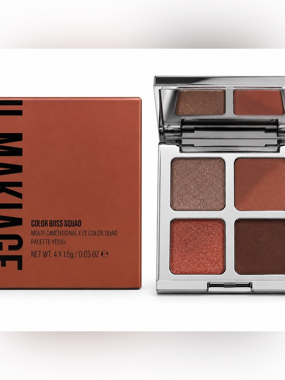 IL MAKIAGE Color Boss Squad Multi-Dimensional Eye Color Quad - BNIB